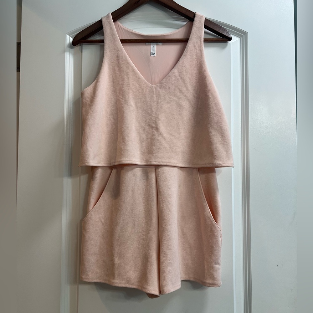 LEITH- light pink romper- size xs